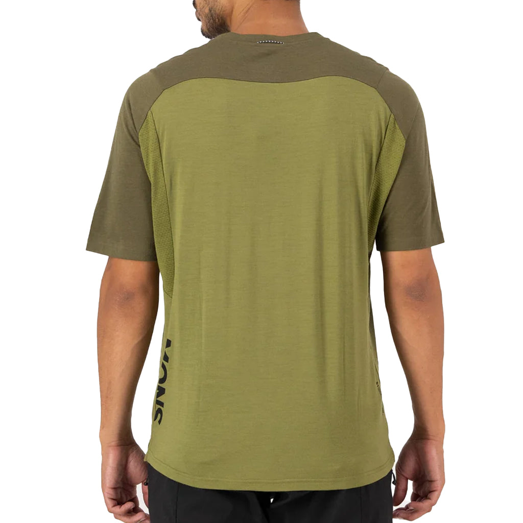 Maillot de vélo à manches courtes Mons Royale Diversion en mérinos pour homme