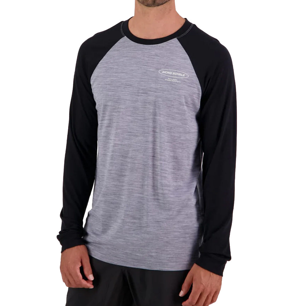 Mons Royale Men's Icon Merino Raglan Long Sleeve