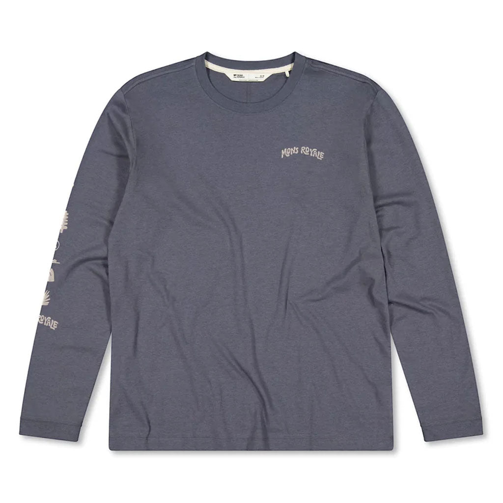Mons Royale Men's Yonder Merino Organic Cotton Long Sleeve