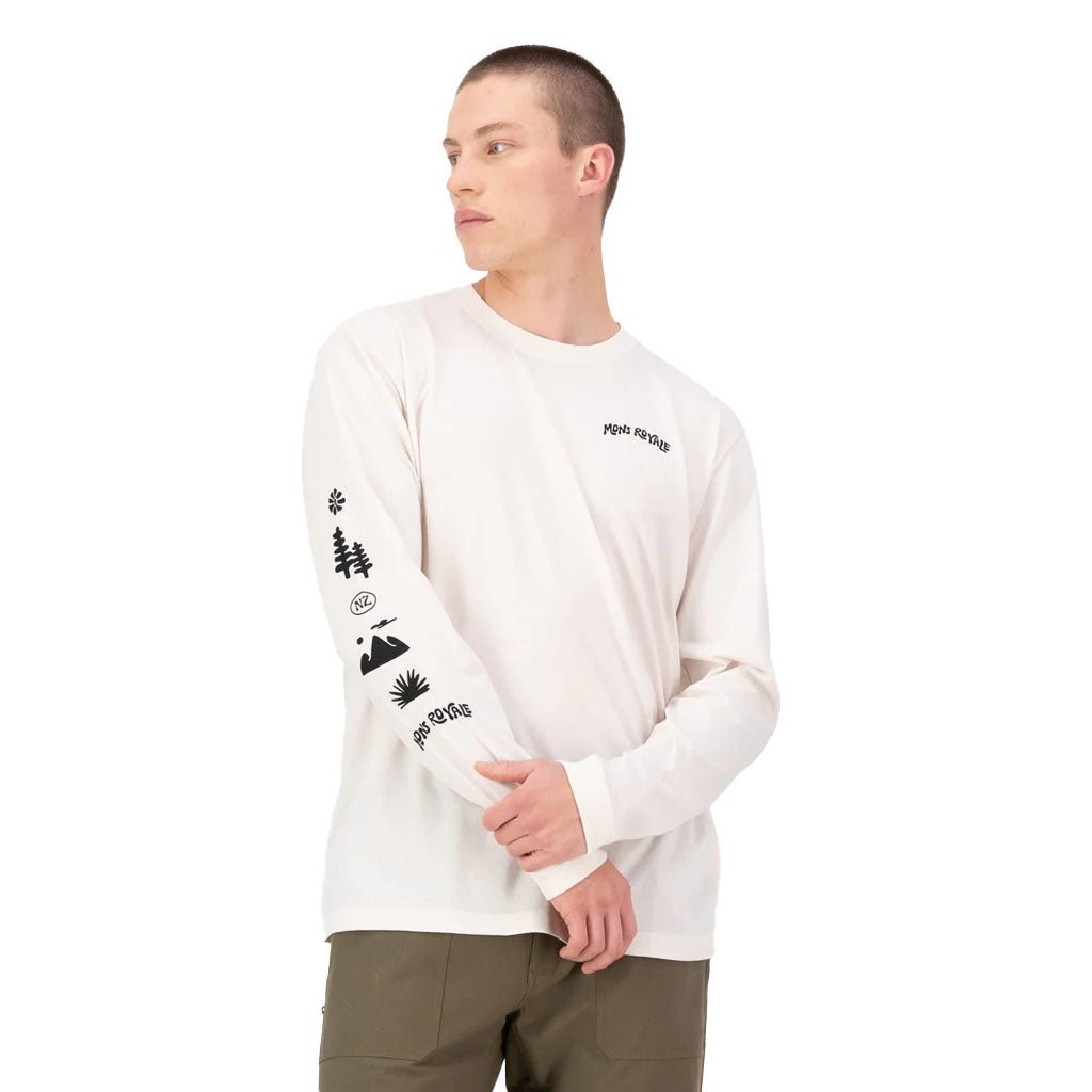 Mons Royale Men's Yonder Merino Organic Cotton Long Sleeve