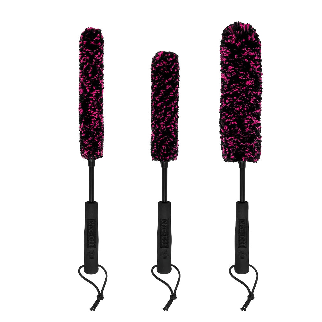 Muc-Off Microfibre Detailing Brush Set x 3
