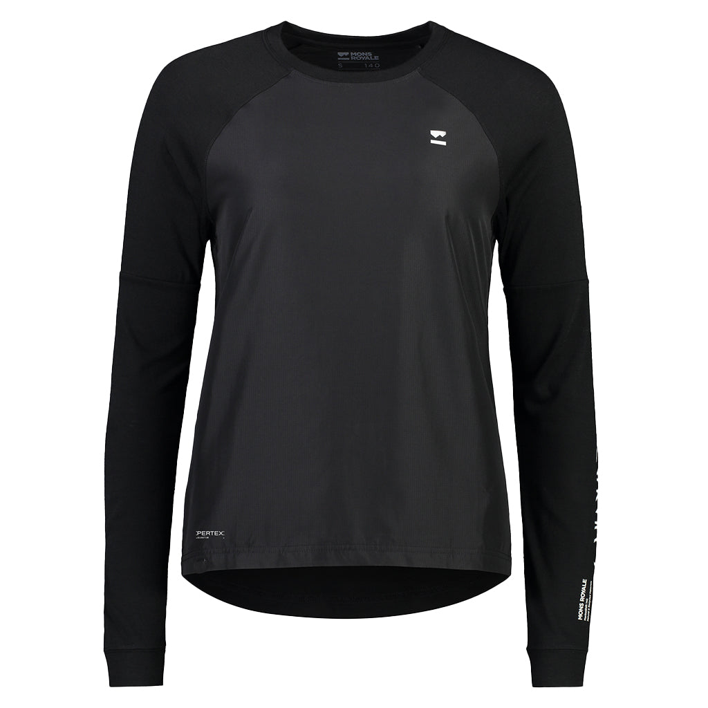 Mons Royale Women's Tarn Merino Bike Wind Jersey