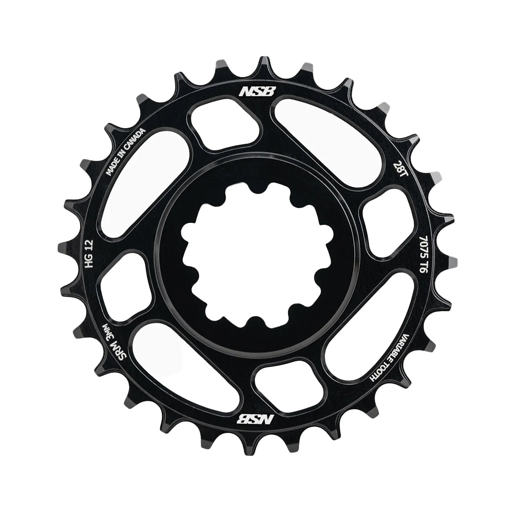 North Shore Billet Variable Tooth Chainring Direct Mount SRAM Boost Shimano 12-Speed