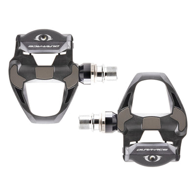 Pédales Shimano PD-R9100 Dura-Ace avec axe long +4mm