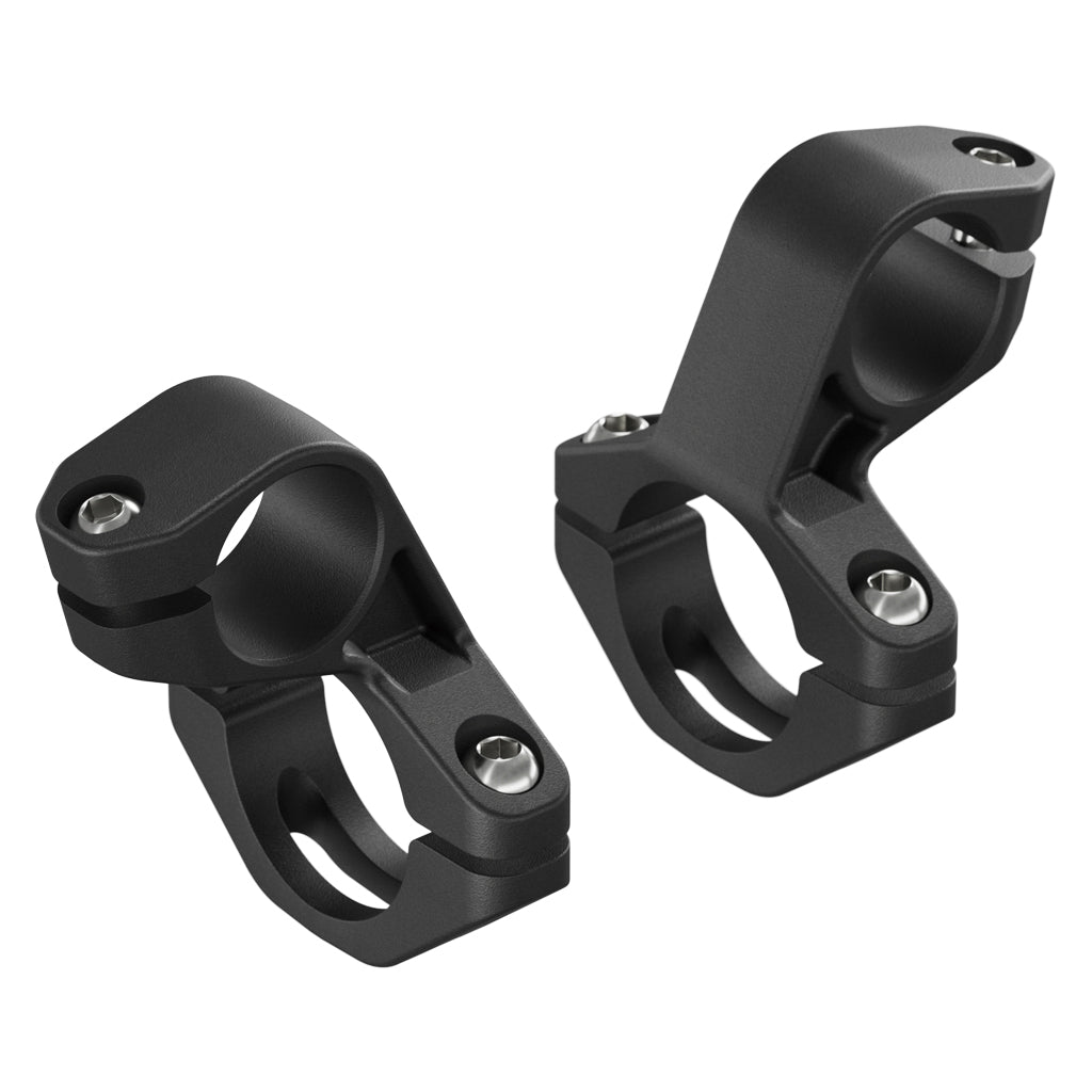 Supports à clipser PRO noir 31,8 mm / 22,2 mm alliage