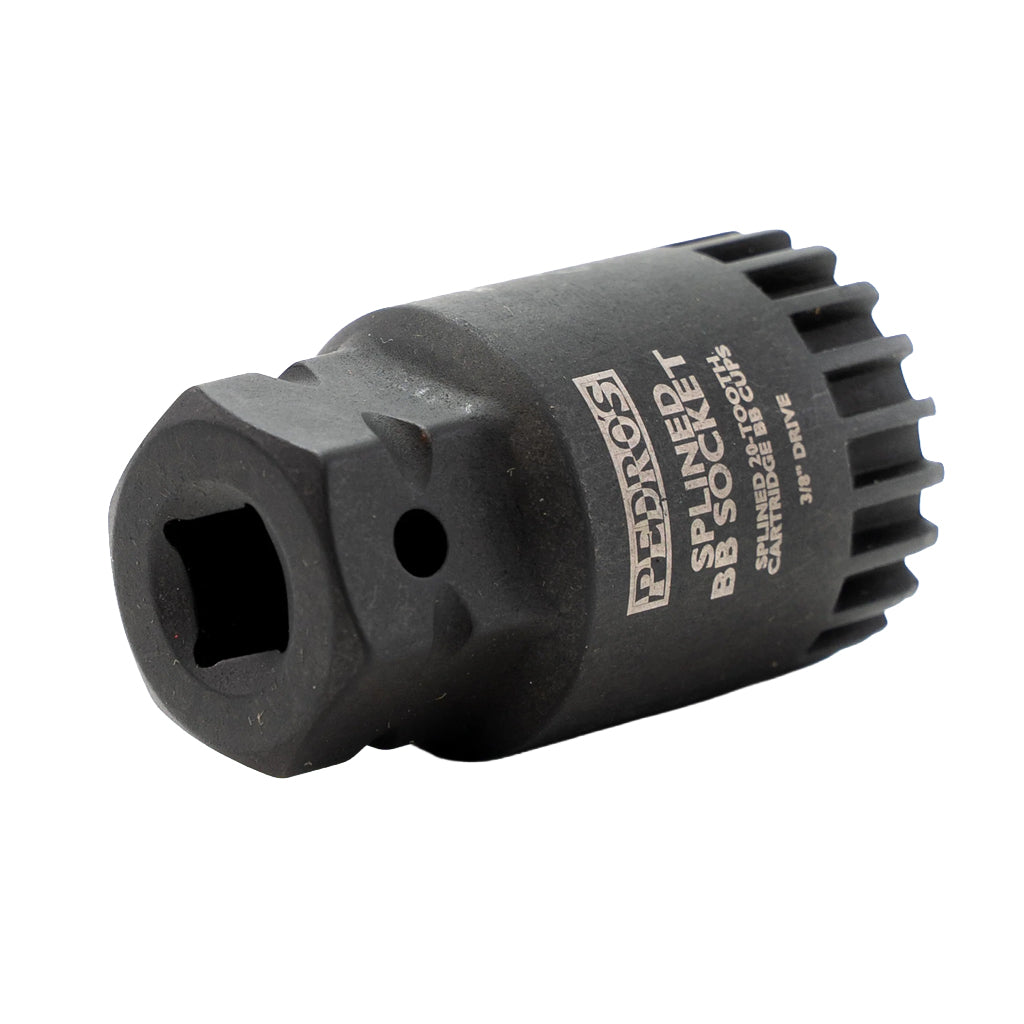 Pedros Splined Bottom Bracket Socket - 3/8" Drive (Shimano and ISIS Drive)