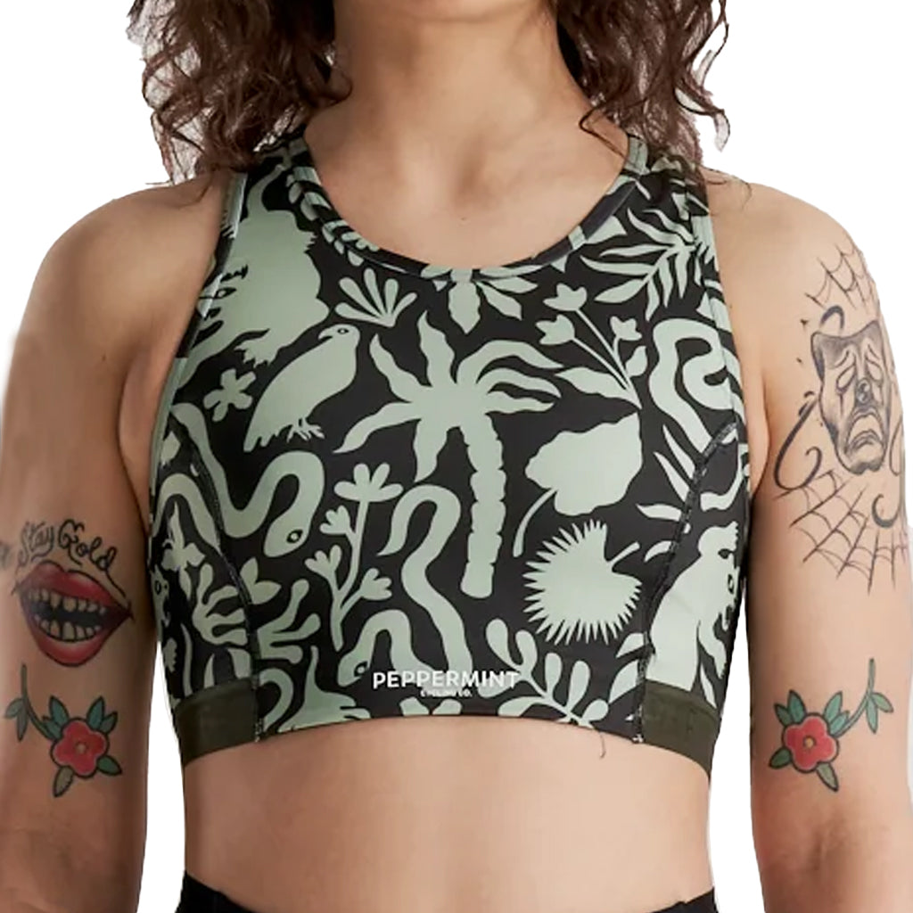 Soutien-gorge à col haut Signature pour femmes de Peppermint Cycling Co.