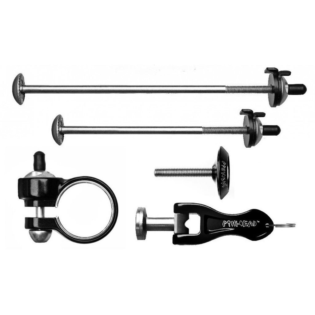 Pinhead Quick-Release 4-Pack: Locks for Wheels, Seatpost, and Headset ...