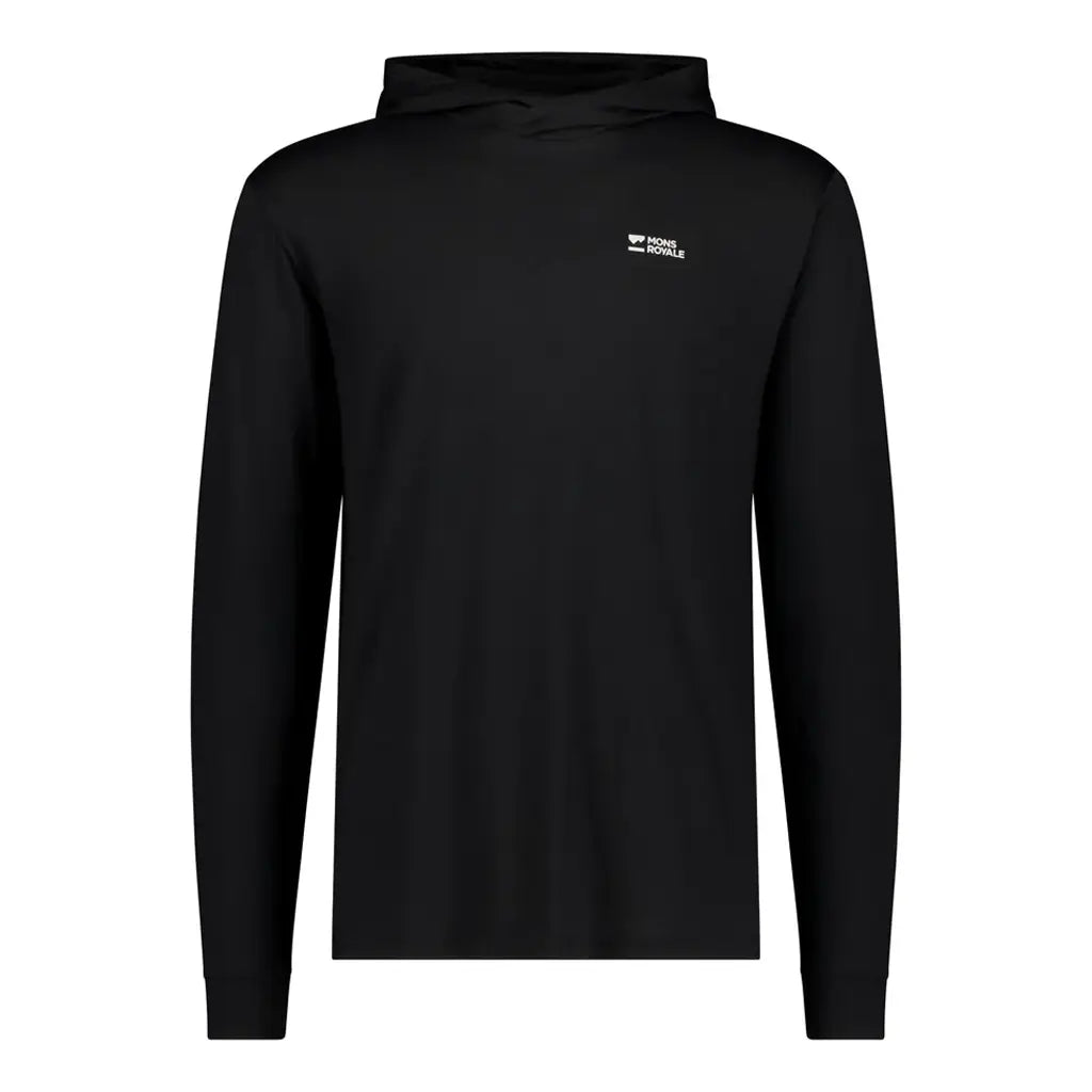 Sweat à capuche à manches longues en mérinos Pivot pour homme Mons Royale