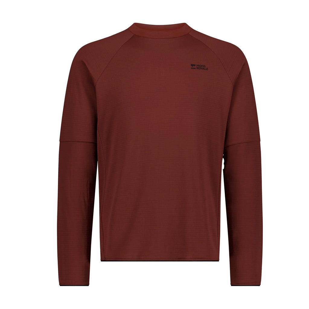 Mons Royale Mens Quad Merino Fleece Pullover