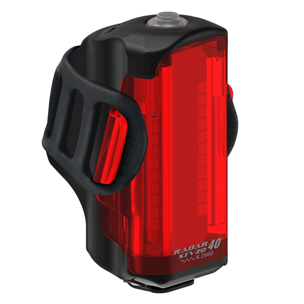 Système Lezyne Radar React - Ensemble de feux de vélo avant et arrière à LED avec alertes radar