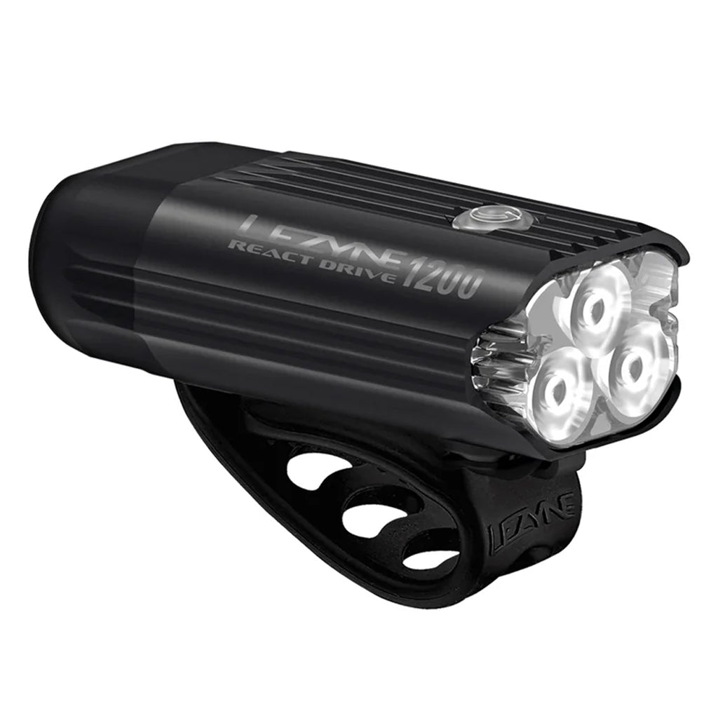 Lezyne React Drive Front - LED Front Bike Light With Built-in Vehicle Alerts