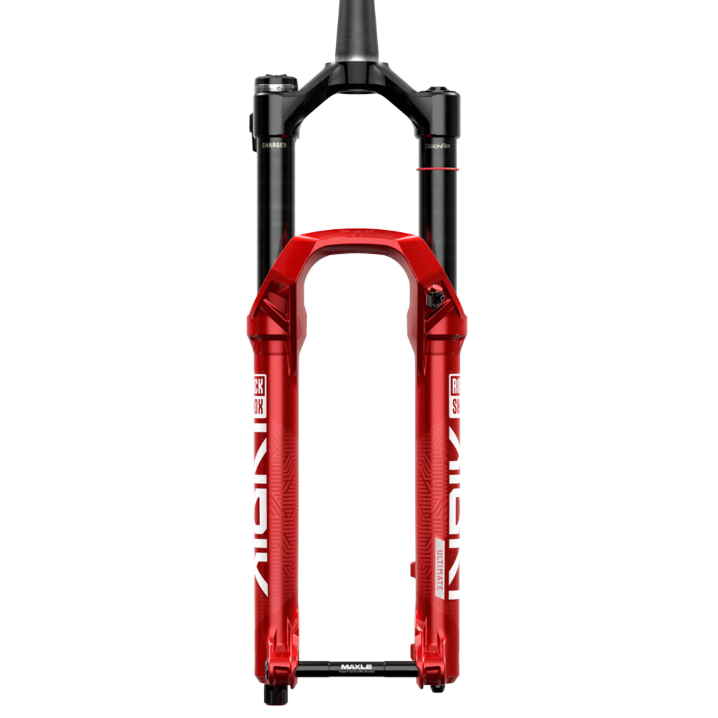 RockShox Lyrik Flight Attendant - Rouge Électrique (Télécommande Vendue Séparément)