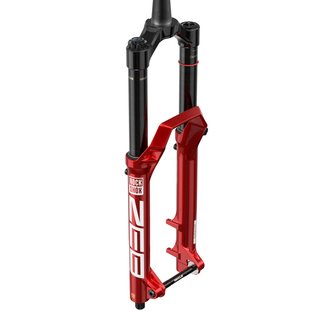 RockShox Zeb Ultimate - Electric Red/Gloss