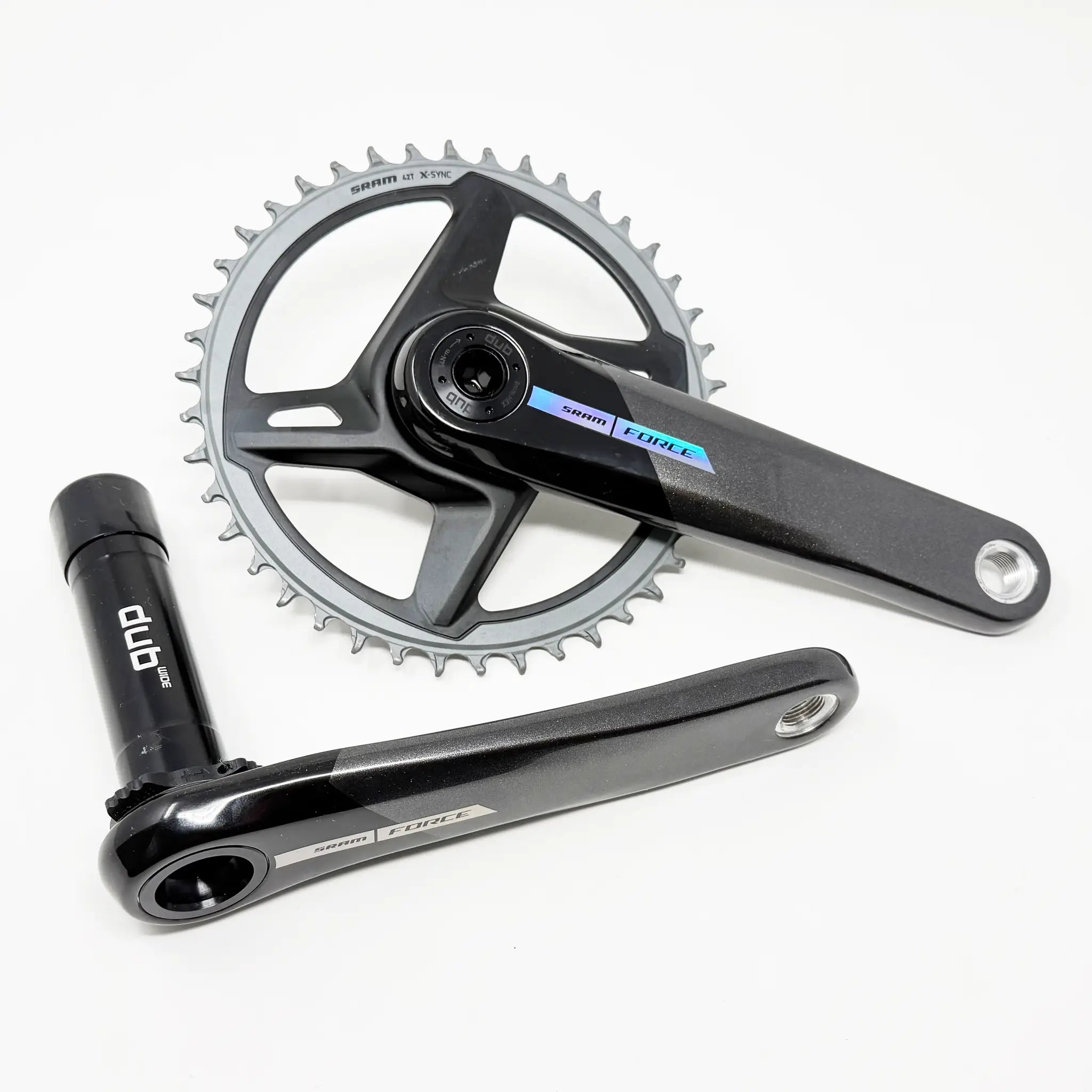 SRAM Force D2 1x WIDE 12-Speed 42T Crankset 172.5mm (Take-Off)