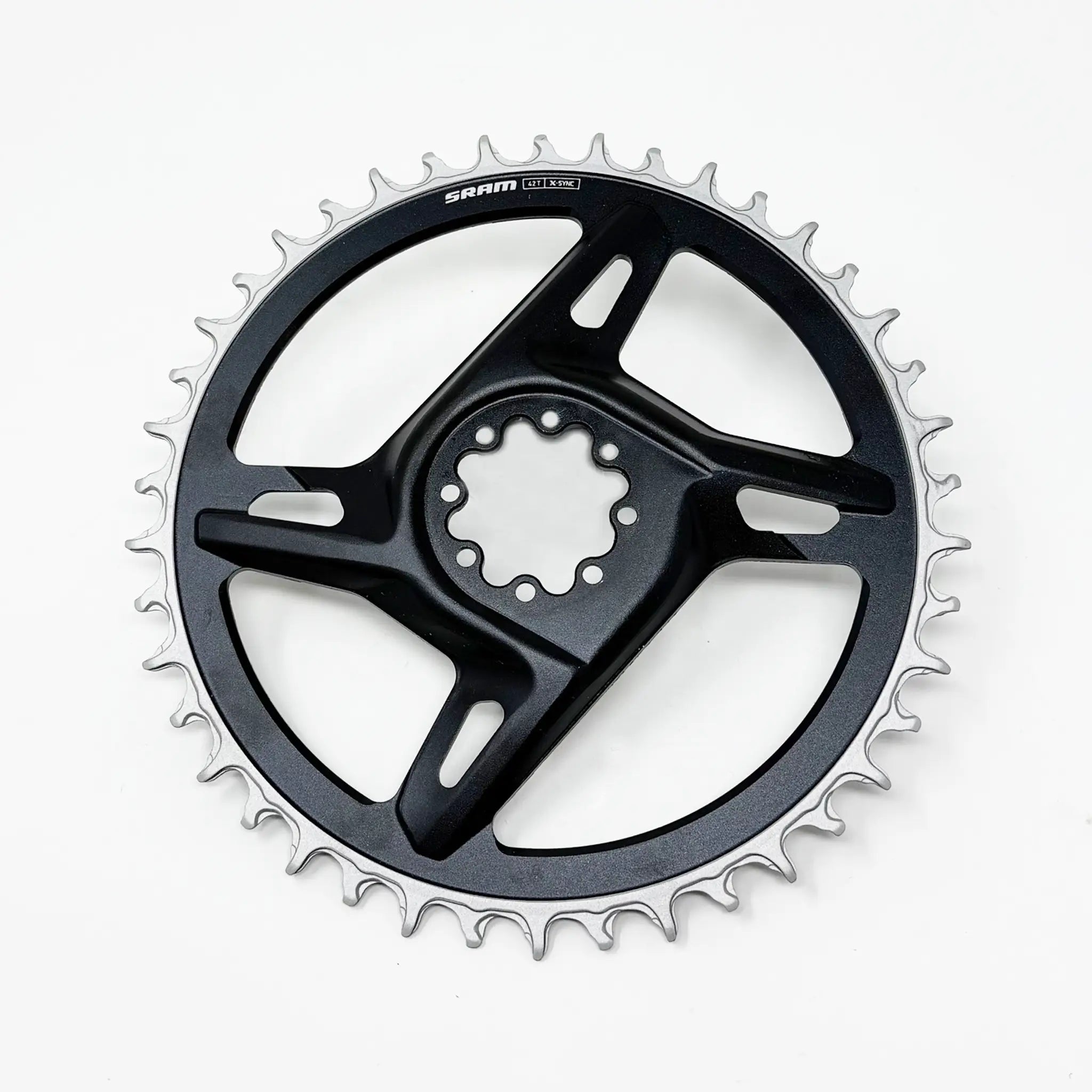 Plateau SRAM Red/Force D1 12 vitesses, montage direct, aluminium gris 42 dents (d'occasion)
