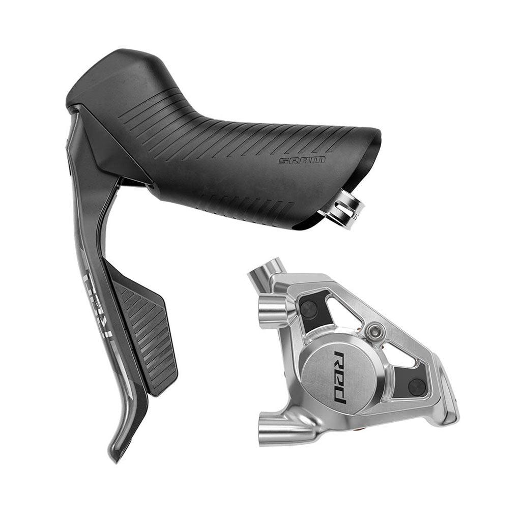 パーツ SRAM Red AXS HRD Shift/Brakeset E1 SRAM RED AXS HRD E1 Flat Mount 12-Speed Brake/Shifter – Steed Cycles