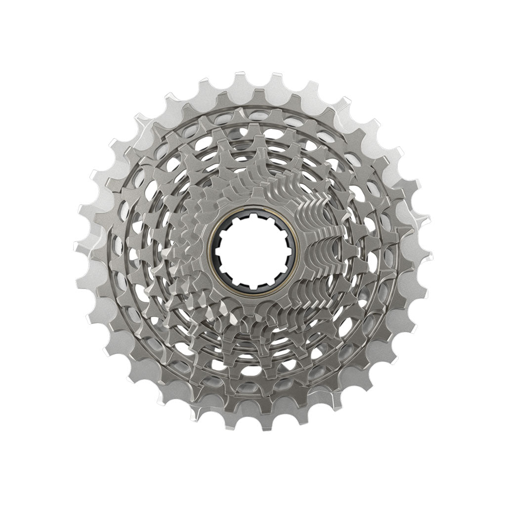 SRAM XG-1290 RED E1 Cassette 12 vitesses Argent 10-33T (Démontée)