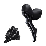 Leviers de frein/changement Shimano 105 ST-R7020 hydrauliques avec étrier avant à montage plat BR-R7070