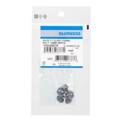 Shimano SPD-SL Cleat Bolts M5x10mm (Pack of 6)