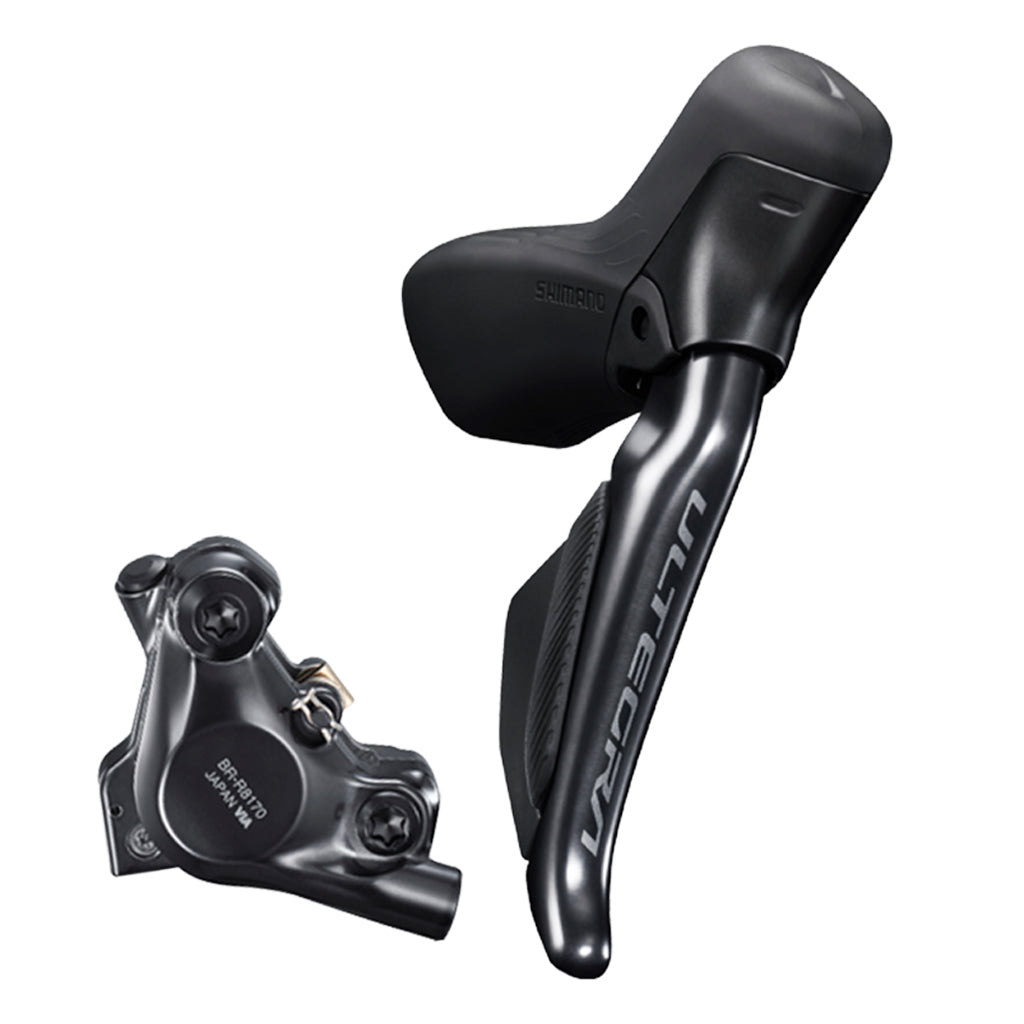 Shimano ST-R8170 Ultegra Di2 Leviers de changement de vitesse/frein à montage plat 12 vitesses avec étrier BR-R8170 Ensemble assemblé/Kit J