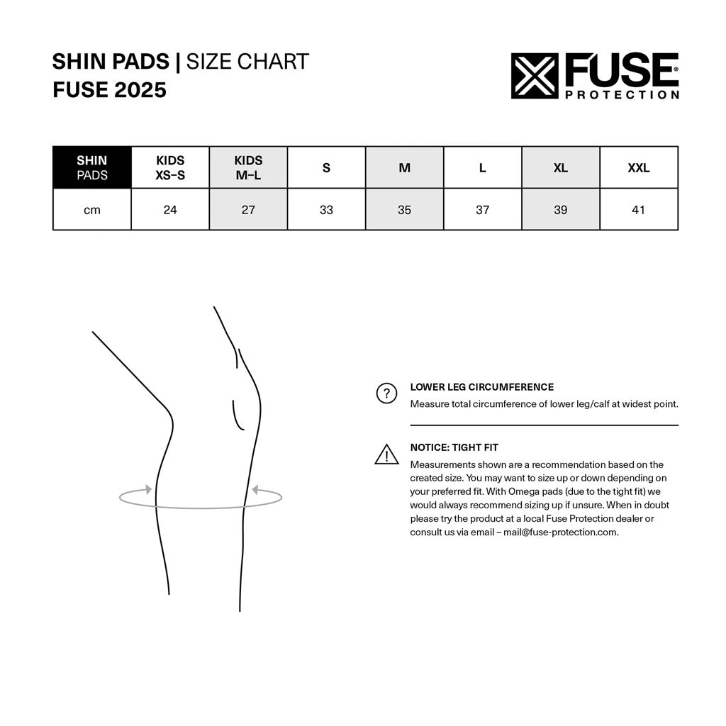 Fuse Alpha Plus Shin Pad Combo