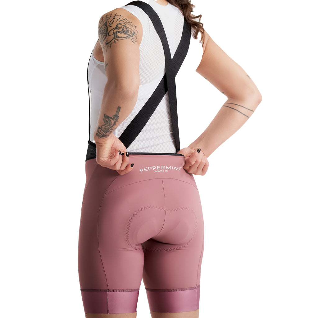 Cuissard à bretelles Signature pour femmes de Peppermint Cycling Co.
