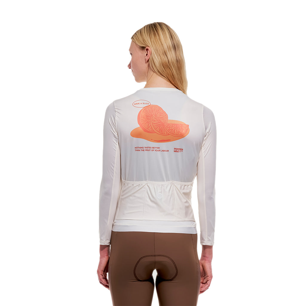 Maillot à manches longues Signature Peppermint Cycling Co. pour femme