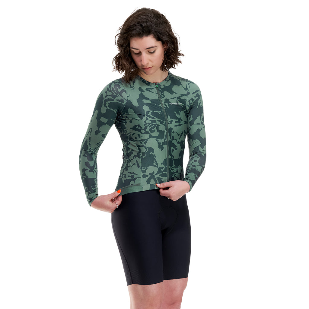 Maillot à manches longues Signature Peppermint Cycling Co. pour femme