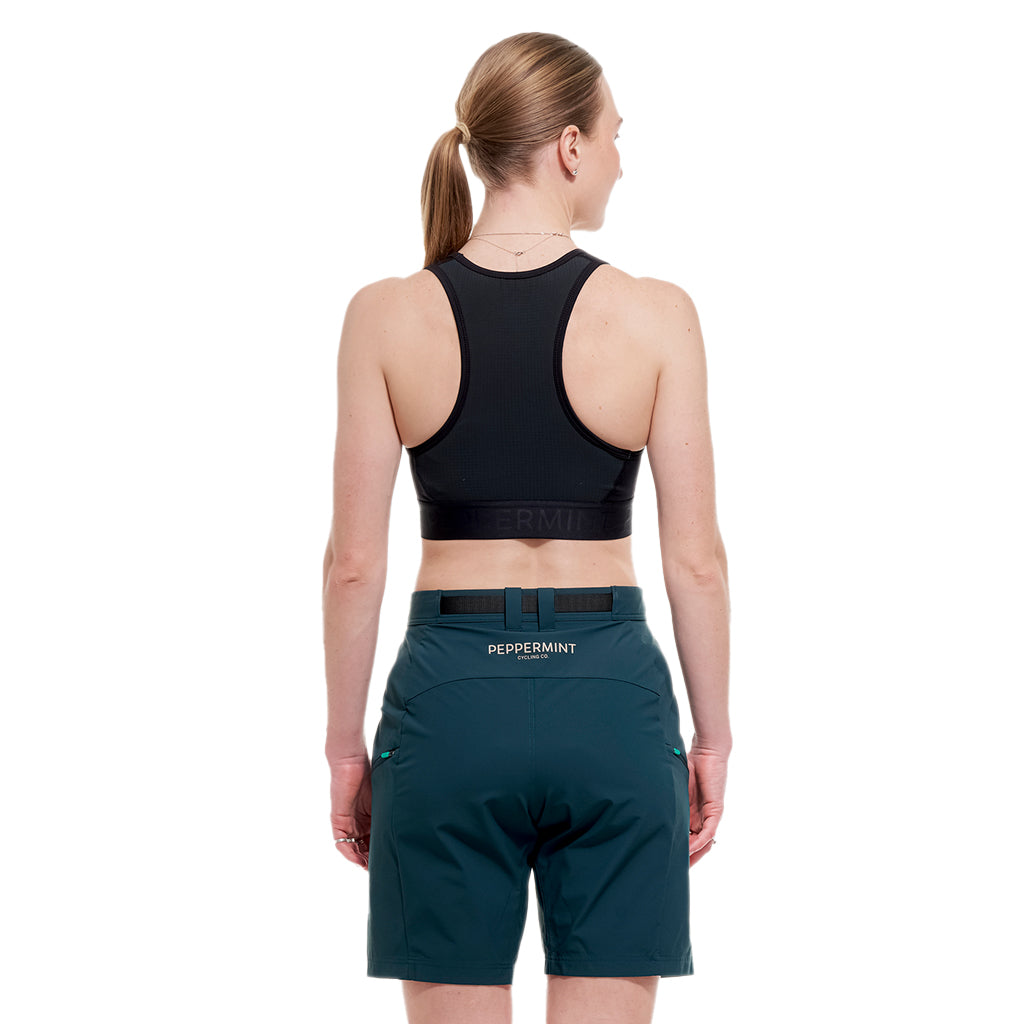 Shorts VTT Signature Peppermint Cycling Co. pour femmes