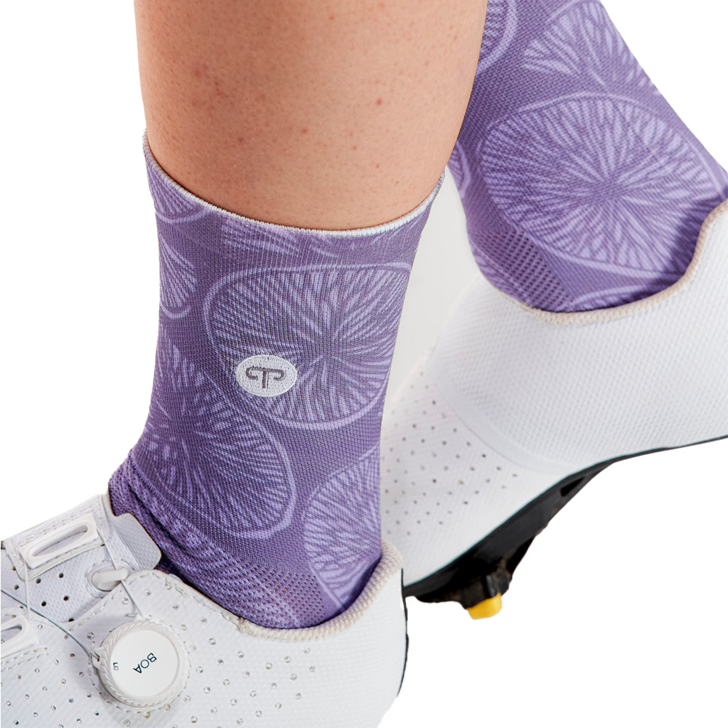 Peppermint Cycling Co. Signature Print Socks Women's