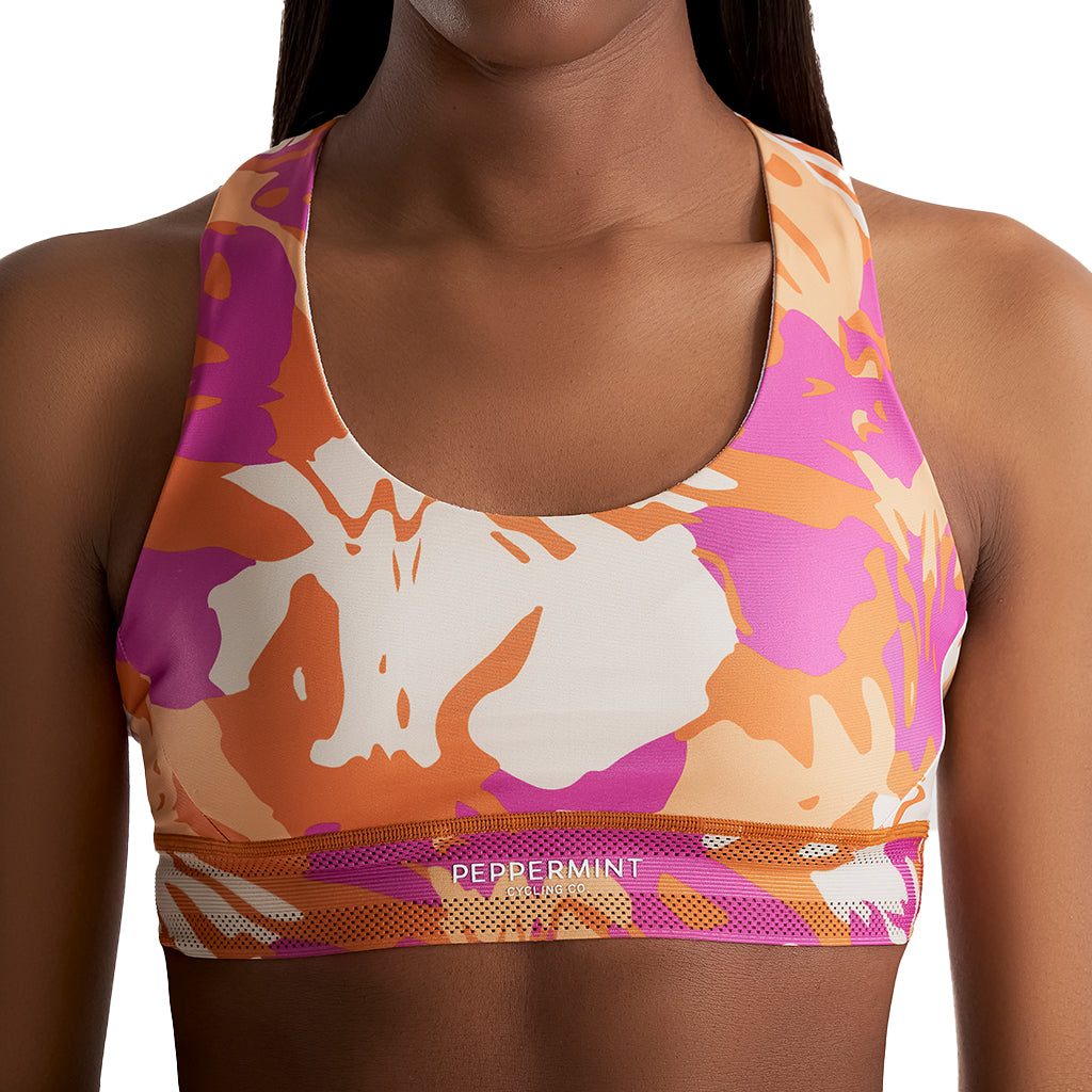 Brassière de sport Signature Peppermint Cycling Co. pour femmes