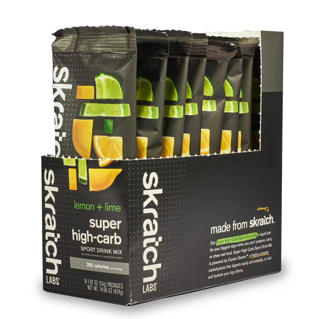 Skratch Labs Super High-Carb Sport Drink Mix Lemon + Lime (Box of 8)