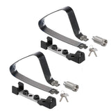 TiGr BL400 HCS 1.25 Mini verrou bleu avec clip (paire | identique)