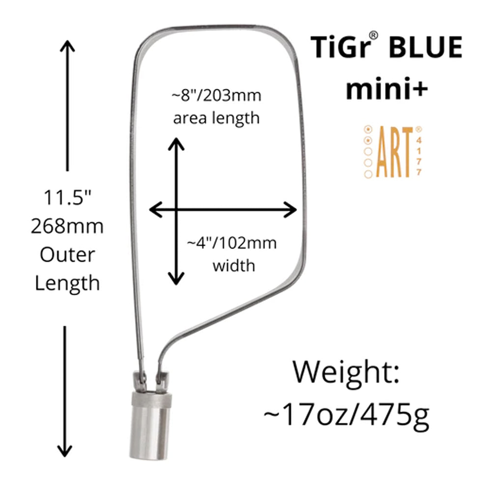 TiGr BL460 HCS 1.25 Mini+ Verrou Bleu avec Clip (Paire | Clé Identique)