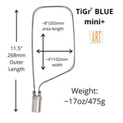 TiGr BL460 HCS 1.25 Mini+ Verrou Bleu avec Clip (Paire | Clé Identique)
