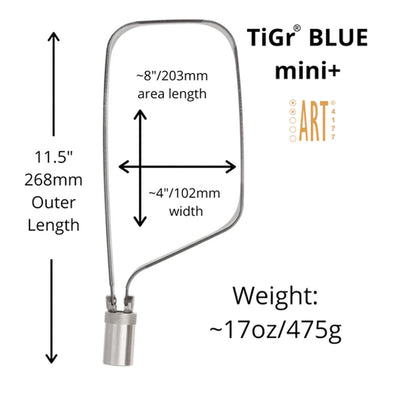 TiGr BL460 HCS 1.25 Mini+ Blue Lock w/Clip (Pair | Keyed Alike)