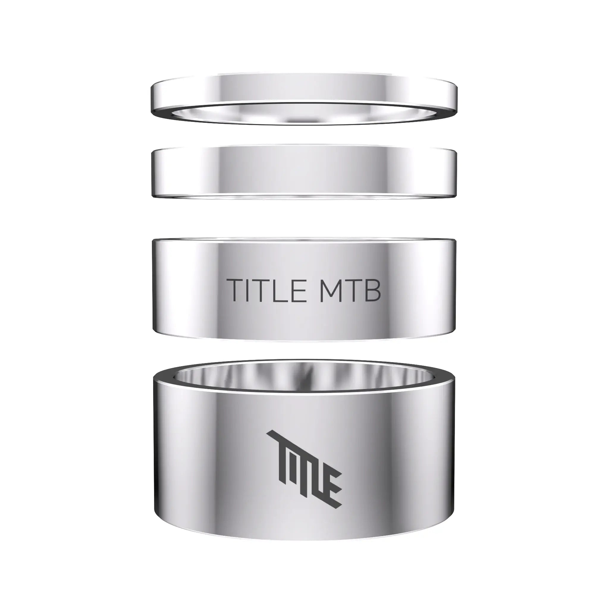 Title MTB Alloy Headset Spacer Kit