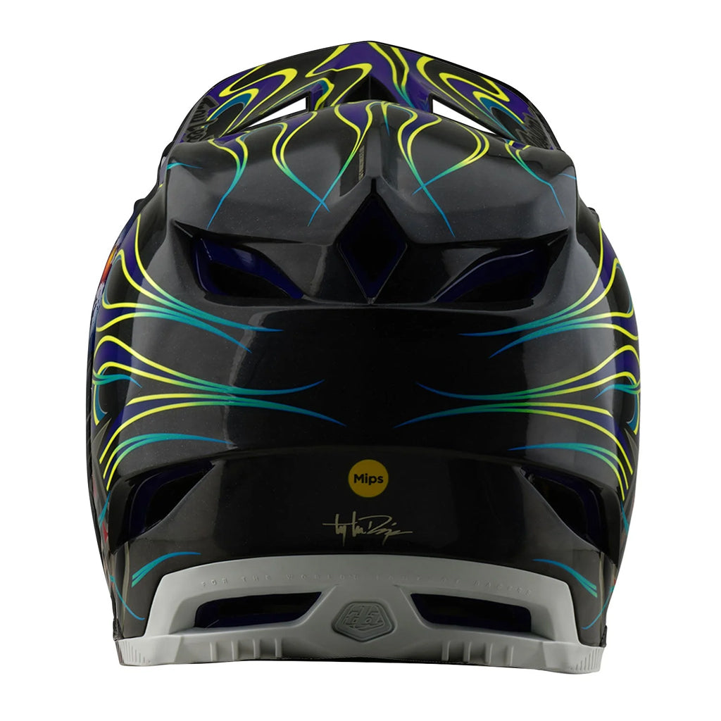 Casque Troy Lee Designs D4 Carbon avec MIPS - Torched