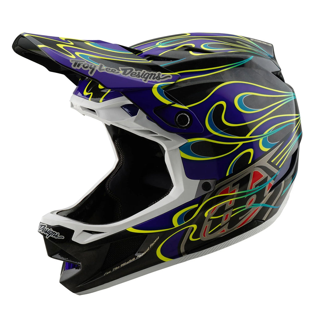 Troy Lee Designs D4 Carbon Helmet w/MIPS - Torched