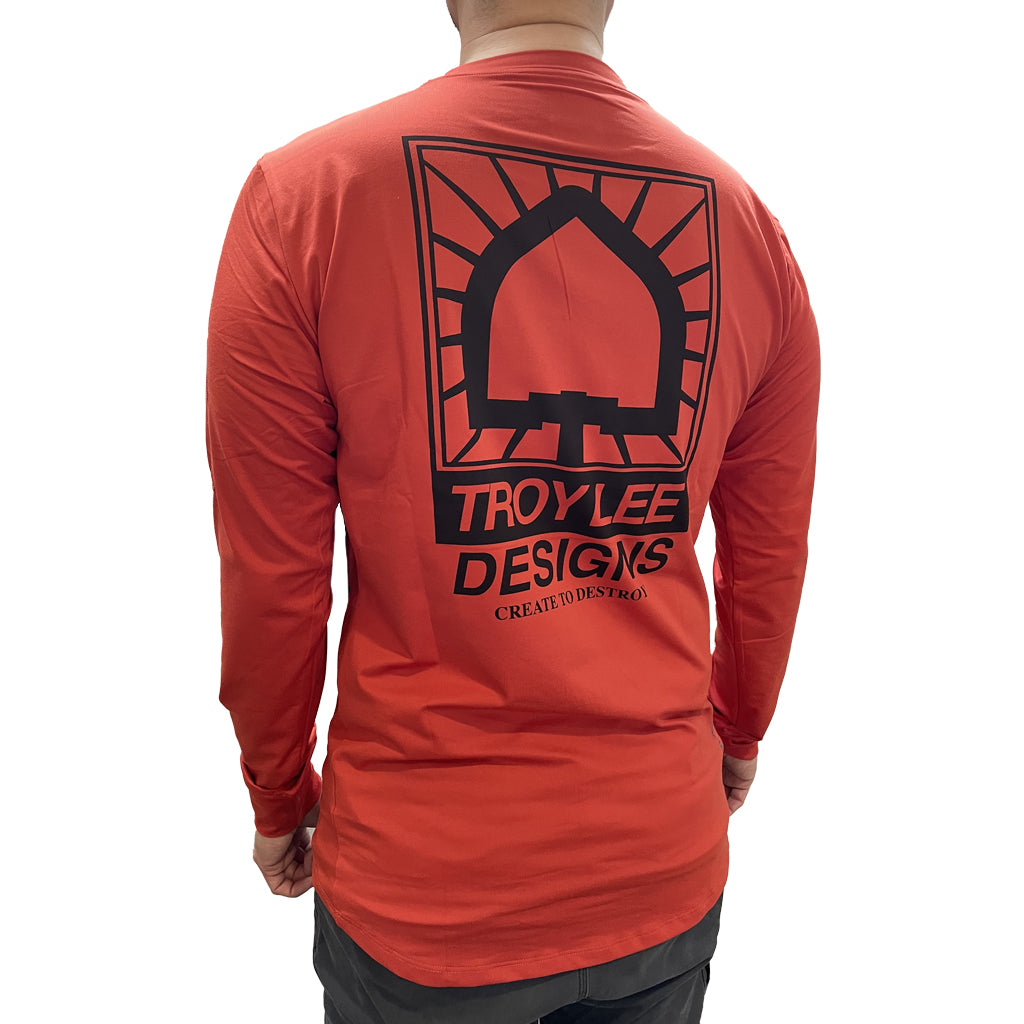 Troy Lee Ruckus LS T-shirt de course - Créer pour détruire
