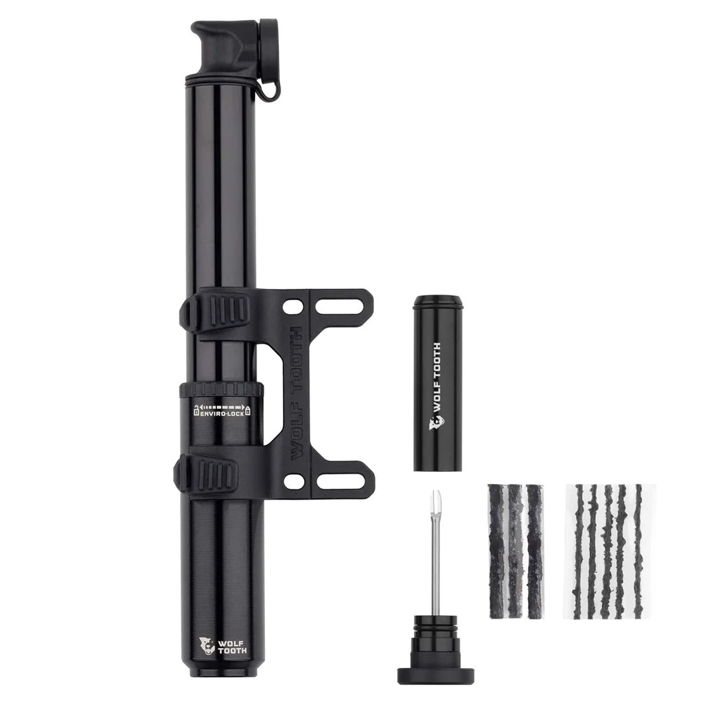 Wolf Tooth Components EnCase 85cc Pump with Tubeless Tire Plug Tool