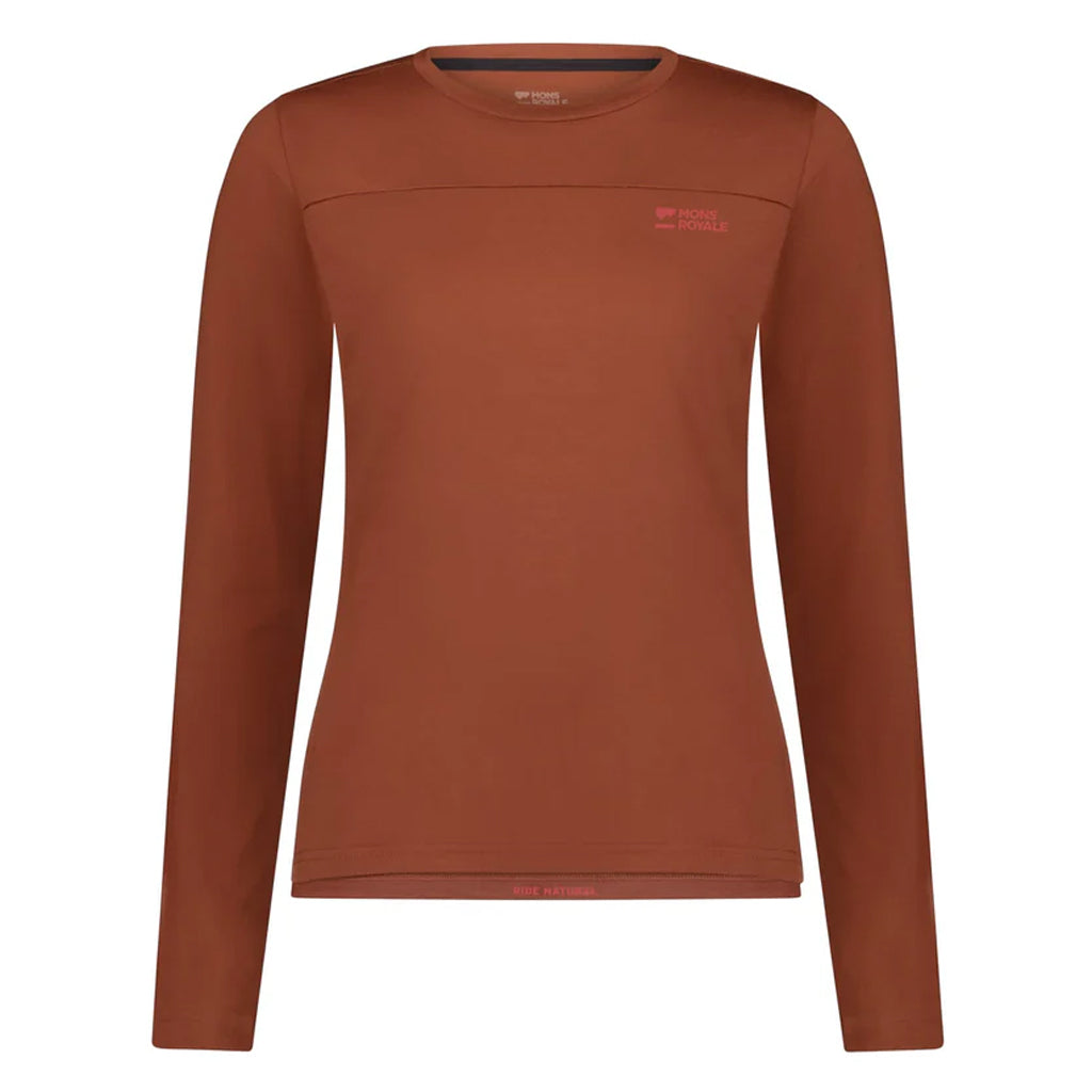 Mons Royale Women's Diversion Merino Bike Jersey Long Sleeve