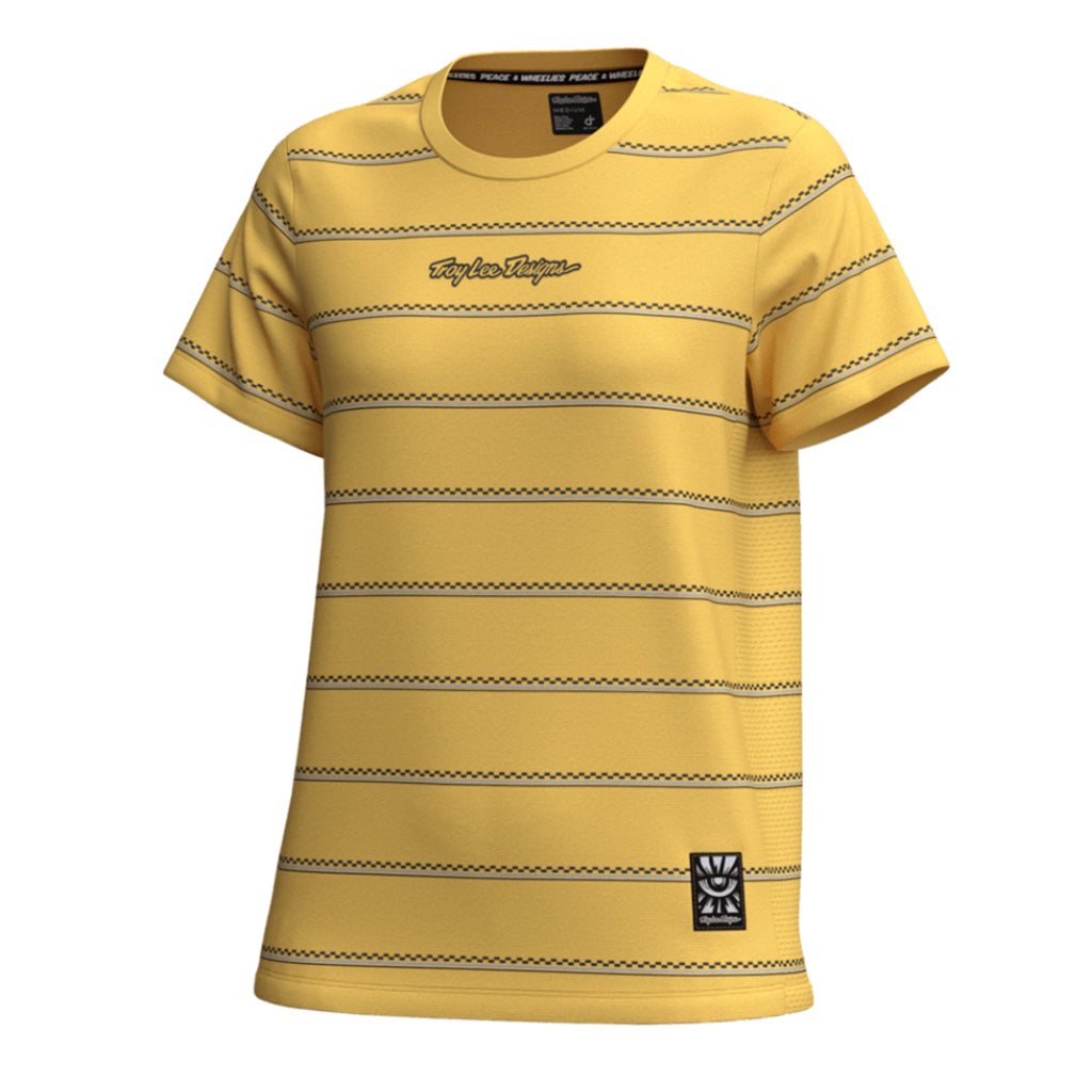 Troy Lee Designs Women's Lilium Short Sleeve Ride Tee - Checked Out