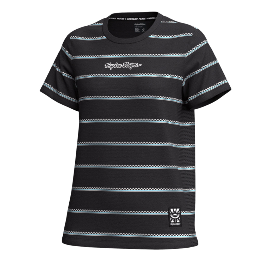 Troy Lee Designs Women's Lilium Short Sleeve Ride Tee - Checked Out