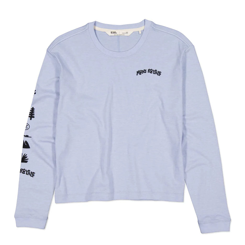 Mons Royale Women's Yonder Merino Organic Cotton Long Sleeve