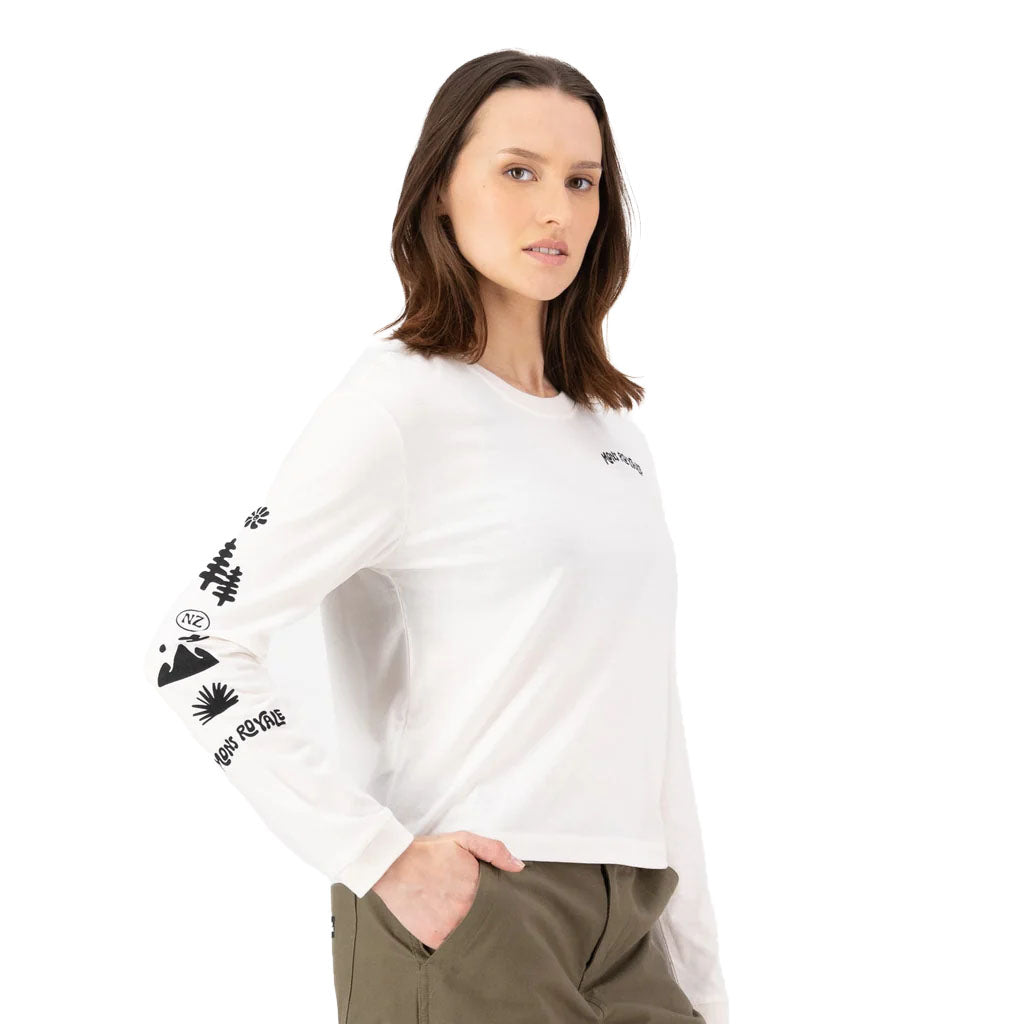 Mons Royale Women's Yonder Merino Organic Cotton Long Sleeve