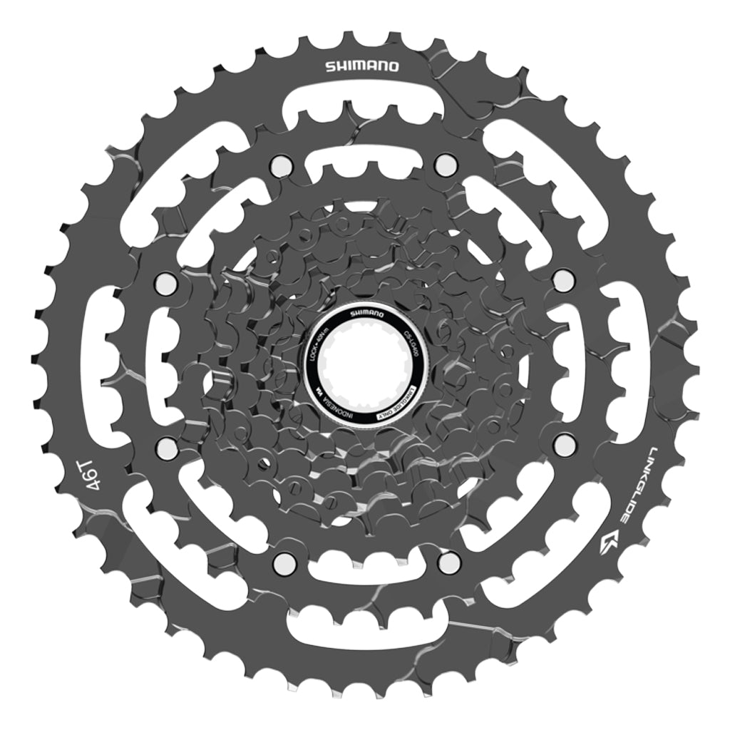 Shimano CS-LG400-9 Cues LinkGlide 9-Speed Cassette