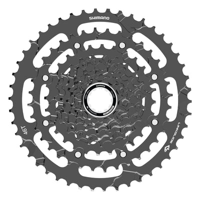 Shimano CS-LG400-9 Cues LinkGlide 9-Speed Cassette