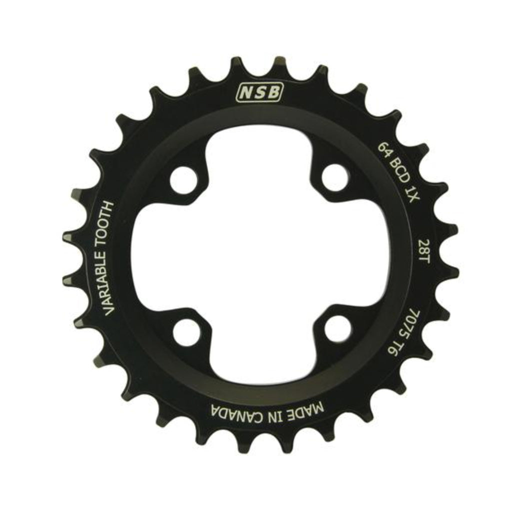 North Shore Billet Variable Tooth 4-Bolt Chainring